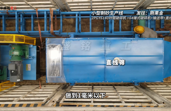 小型制砂生產線發往剛果金 